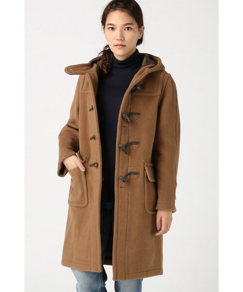 JOURNAL STANDARD（ジャーナルスタンダード）の「ロングダッフルコート（ジャケット/アウター・レディース・ブラック/グレーB/キャメル/ネイビー・36/38）」の3枚目の写真