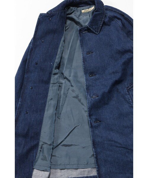 JOURNAL STANDARD(ジャーナルスタンダード)の「ライトデニムステンカラーコート◆(ジャケット/アウター・メンズ・ネイビー/ネイビー A・S/M/L)」の15枚目の写真