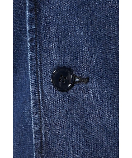 JOURNAL STANDARD(ジャーナルスタンダード)の「ライトデニムステンカラーコート◆(ジャケット/アウター・メンズ・ネイビー/ネイビー A・S/M/L)」の13枚目の写真