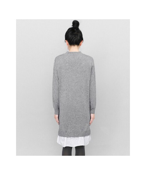 KBF（ケイビーエフ）の「KBF+ 2Way裾ペプラムニットワンピース（ワンピース/ドレス・レディース・BROWN/GRAY/BLACK・one）」の16枚目の写真