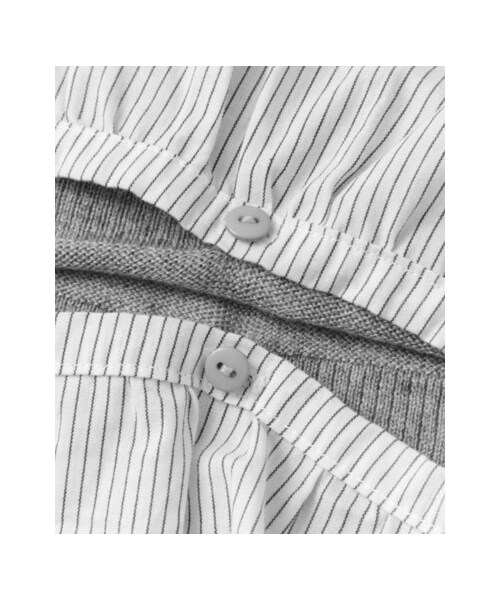 KBF（ケイビーエフ）の「KBF+ 2Way裾ペプラムニットワンピース（ワンピース/ドレス・レディース・BROWN/GRAY/BLACK・one）」の22枚目の写真