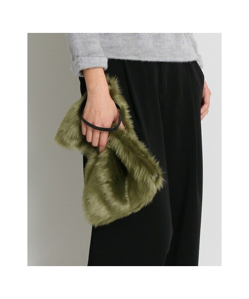 RODE SKO(ロデスコ)の「WILMA ファークラッチ(バッグ・レディース・PINK/LEO/KHAKI/CAMEL/GRAY・FREE)」の12枚目の写真