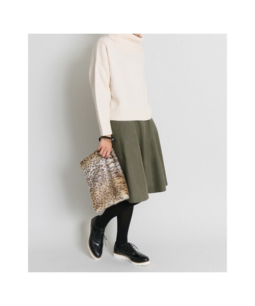 RODE SKO(ロデスコ)の「WILMA ファークラッチ(バッグ・レディース・PINK/LEO/KHAKI/CAMEL/GRAY・FREE)」の7枚目の写真