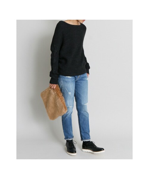 RODE SKO(ロデスコ)の「WILMA ファークラッチ(バッグ・レディース・PINK/LEO/KHAKI/CAMEL/GRAY・FREE)」の11枚目の写真