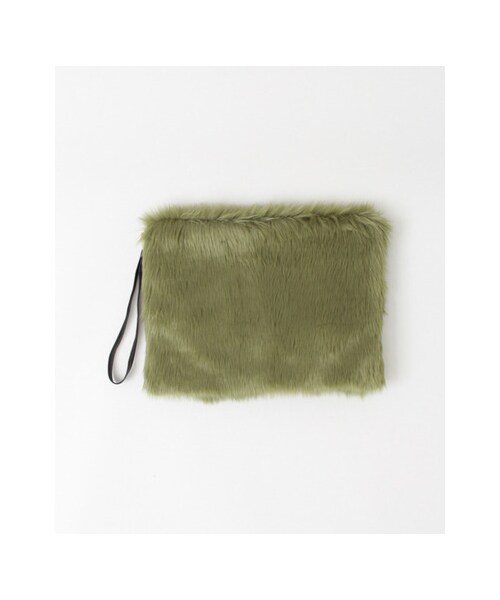 RODE SKO(ロデスコ)の「WILMA ファークラッチ(バッグ・レディース・PINK/LEO/KHAKI/CAMEL/GRAY・FREE)」の3枚目の写真