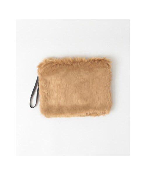 RODE SKO(ロデスコ)の「WILMA ファークラッチ(バッグ・レディース・PINK/LEO/KHAKI/CAMEL/GRAY・FREE)」の4枚目の写真