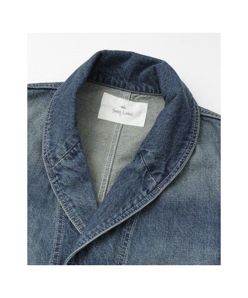 URBAN RESEARCH Sonny Label（アーバンリサーチサニーレーベル）の「デニムガウンコート（ジャケット/アウター・メンズ・サックス/インディゴ・M/L）」の3枚目の写真