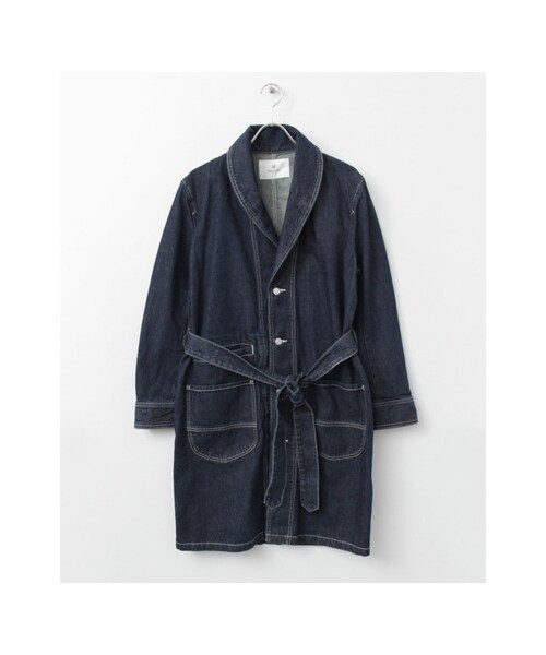 URBAN RESEARCH Sonny Label（アーバンリサーチサニーレーベル）の「デニムガウンコート（ジャケット/アウター・メンズ・サックス/インディゴ・M/L）」の2枚目の写真