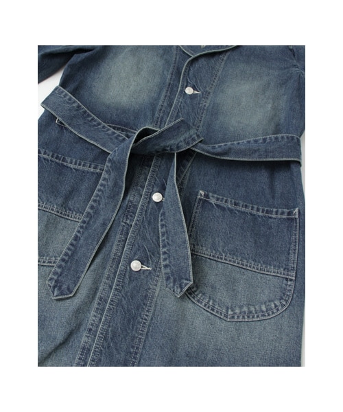 URBAN RESEARCH Sonny Label（アーバンリサーチサニーレーベル）の「デニムガウンコート（ジャケット/アウター・メンズ・サックス/インディゴ・M/L）」の8枚目の写真