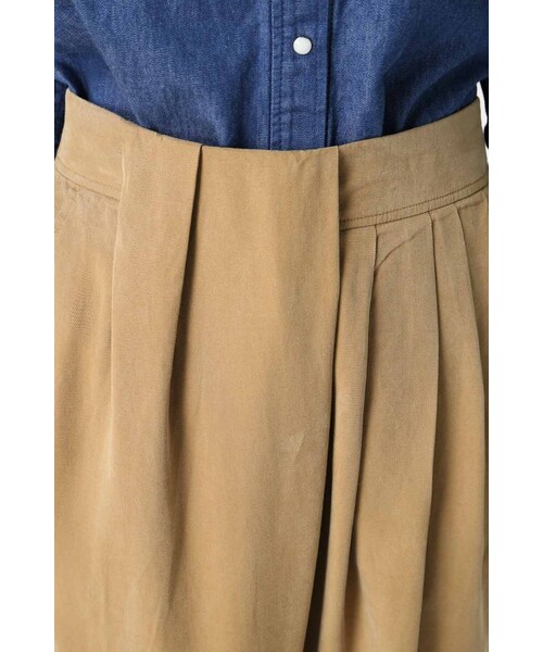 La TOTALITE（ラトータリテ）の「SHADES OF GRAY バックギャザーパンツ（パンツ・レディース・キャメル・フリー）」の8枚目の写真