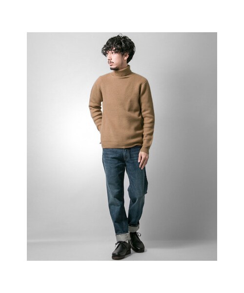 URBAN RESEARCH（アーバンリサーチ）の「ウール片畦タートルネック（トップス・メンズ・WHITE/GREY.H/NAVY/BEIGE/KHAKI・M/L）」の7枚目の写真