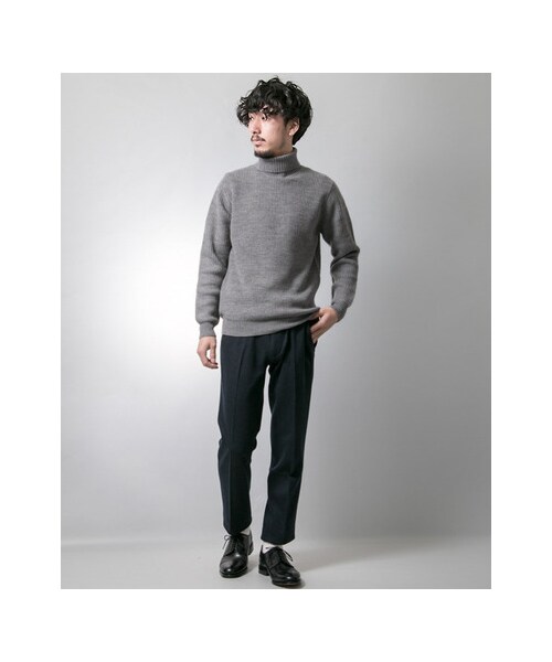URBAN RESEARCH（アーバンリサーチ）の「ウール片畦タートルネック（トップス・メンズ・WHITE/GREY.H/NAVY/BEIGE/KHAKI・M/L）」の15枚目の写真