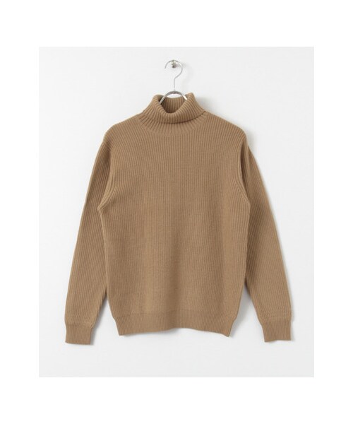 URBAN RESEARCH（アーバンリサーチ）の「ウール片畦タートルネック（トップス・メンズ・WHITE/GREY.H/NAVY/BEIGE/KHAKI・M/L）」の3枚目の写真
