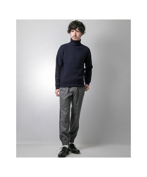 URBAN RESEARCH（アーバンリサーチ）の「ウール片畦タートルネック（トップス・メンズ・WHITE/GREY.H/NAVY/BEIGE/KHAKI・M/L）」の13枚目の写真