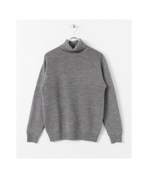 URBAN RESEARCH（アーバンリサーチ）の「ウール片畦タートルネック（トップス・メンズ・WHITE/GREY.H/NAVY/BEIGE/KHAKI・M/L）」の2枚目の写真