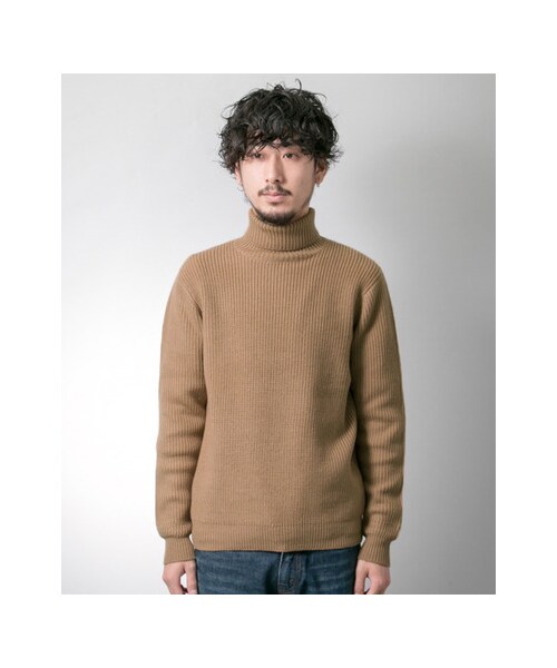 URBAN RESEARCH（アーバンリサーチ）の「ウール片畦タートルネック（トップス・メンズ・WHITE/GREY.H/NAVY/BEIGE/KHAKI・M/L）」の16枚目の写真