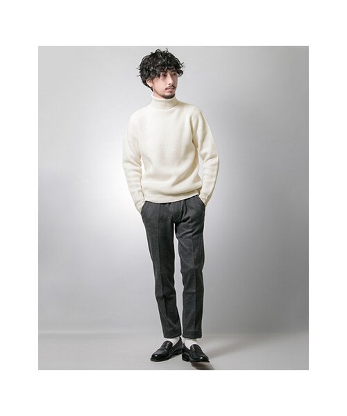 URBAN RESEARCH（アーバンリサーチ）の「ウール片畦タートルネック（トップス・メンズ・WHITE/GREY.H/NAVY/BEIGE/KHAKI・M/L）」の11枚目の写真