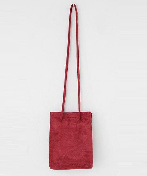 DHOLIC(ディーホリック)の「スエード調ロングストラップバック(ショルダーバッグ・レディース・グリーン/ダークグレー/ブラウン/ブラック/ブルーパープル/レッド・FREE)」の6枚目の写真