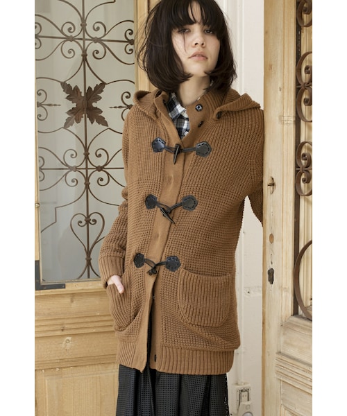 LOSICARIE（ロシカリエ）の「裏ボアダッフルニットコート（）」 - WEAR