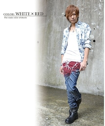 Midas デストロイタンクトップ レイヤード ダイダイ Midas デストロイタンクトップ レイヤード ダイダイ Midas デストロイ