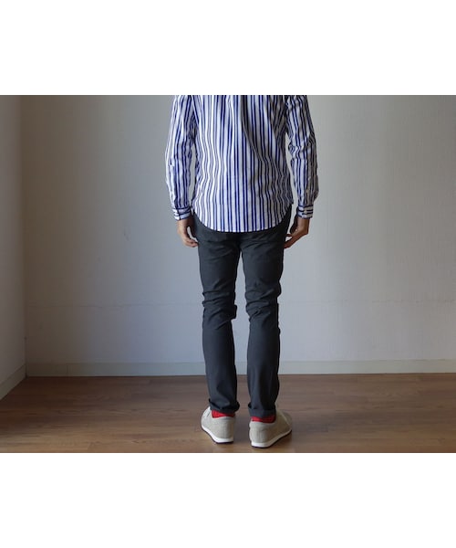 Gramicci(グラミチ)の「【2015秋の新作】GRAMICCI グラミチ GMP-15F001 NEL NN-PANTS ネルニューナローパンツ HEATHER CKL ヘザーチャコール(その他パンツ・メンズ・その他)」の3枚目の写真