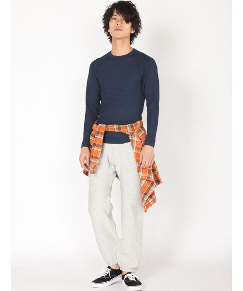 BEAVER（ビーバー）の「REVERSE WEAVE SWEATPT（パンツ・メンズ・OATMEAL/GREY/NAVY・S/M）」の9枚目の写真