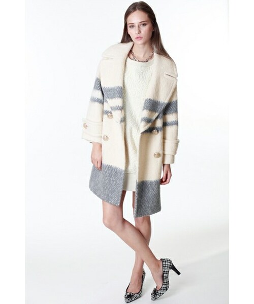 GRACE CONTINENTAL（グレースコンチネンタル）の「シャギーボーダー  