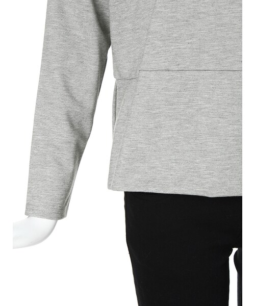 EMODA（エモダ）の「U NECK RELAXロンT（トップス・レディース・ホワイト/グレー/ブラック・F）」の9枚目の写真