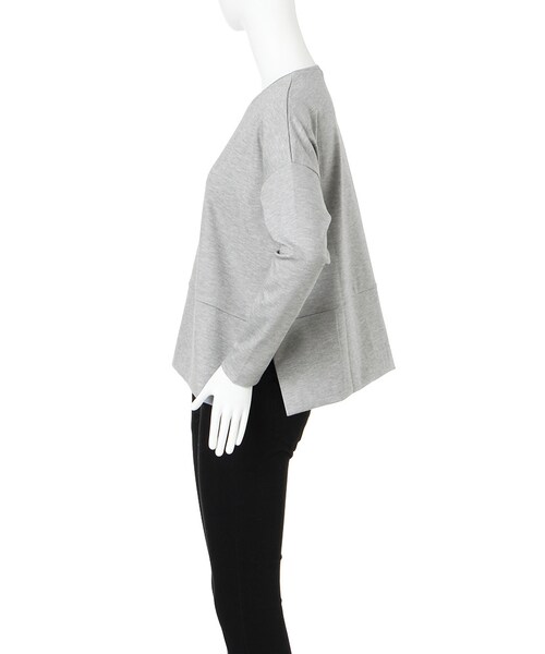 EMODA（エモダ）の「U NECK RELAXロンT（トップス・レディース・ホワイト/グレー/ブラック・F）」の5枚目の写真