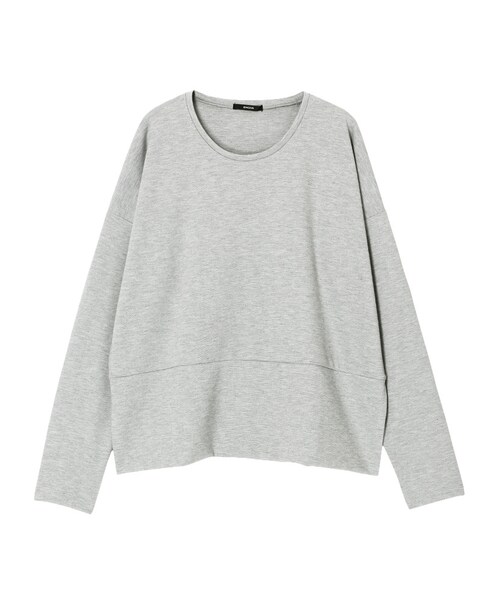 EMODA（エモダ）の「U NECK RELAXロンT（トップス・レディース・ホワイト/グレー/ブラック・F）」の3枚目の写真