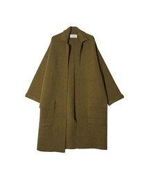 STYLENANDA | ルーズシルエットミディアムカーディガン(カーキ)(その他)