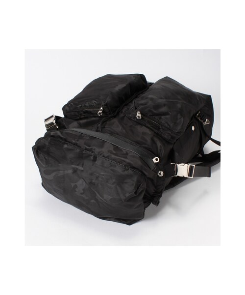 B.C STOCK（ベーセーストック）の「CAMO JQ バックパック（バッグ・メンズ・ブラック/カーキ/ネイビー・フリー）」の6枚目の写真