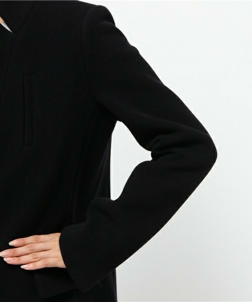 mame（マメ）の「mame スタンドカラーコート（チェスターコート）」 - WEAR 