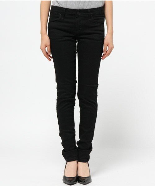 Lee（リー）の「Lee WINTER JEGGINGS（デニムパンツ・レディース・ブラック/ネイビー/スミクロ・34/38/36）」の4枚目の写真