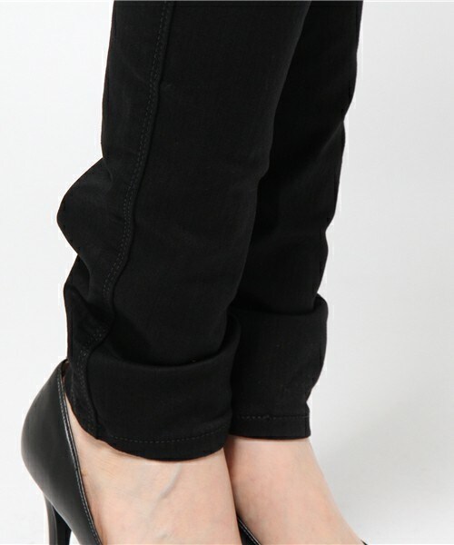 Lee（リー）の「Lee WINTER JEGGINGS（デニムパンツ・レディース・ブラック/ネイビー/スミクロ・34/38/36）」の10枚目の写真
