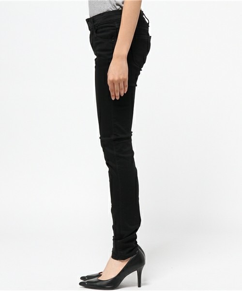 Lee（リー）の「Lee WINTER JEGGINGS（デニムパンツ・レディース・ブラック/ネイビー/スミクロ・34/38/36）」の5枚目の写真