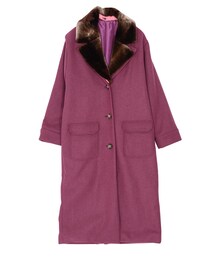 merry jenny | ファーカラーチェスターコート(ジャケット/アウター)