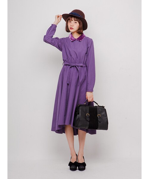 merry jenny（メリージェニー）の「バイカラーボストン（バッグ・レディース・ブラック/ブラウン・F）」の3枚目の写真