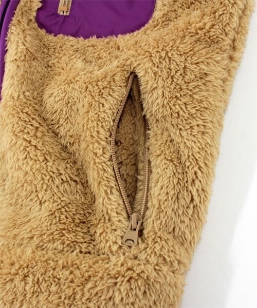 min@RNA(ミンアットアールエヌエー)の「WフェイスボアZipUpパーカーベスト(トップス・レディース・ブラック/オフホワイト/ベージュ/ネイビー・M)」の11枚目の写真