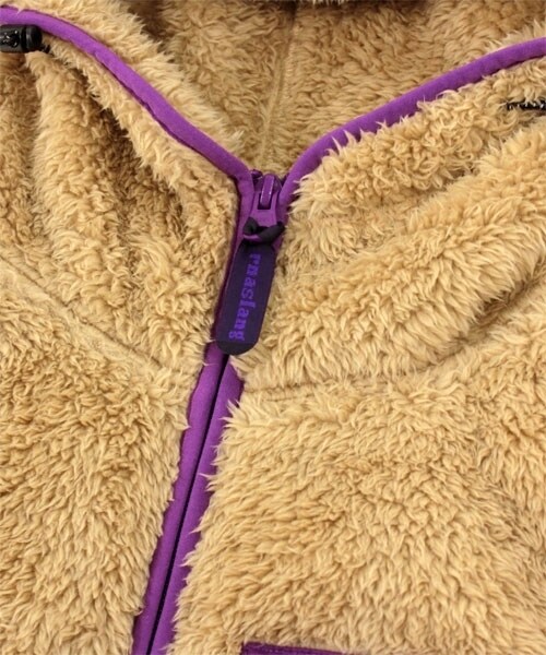 min@RNA(ミンアットアールエヌエー)の「WフェイスボアZipUpパーカーベスト(トップス・レディース・ブラック/オフホワイト/ベージュ/ネイビー・M)」の8枚目の写真