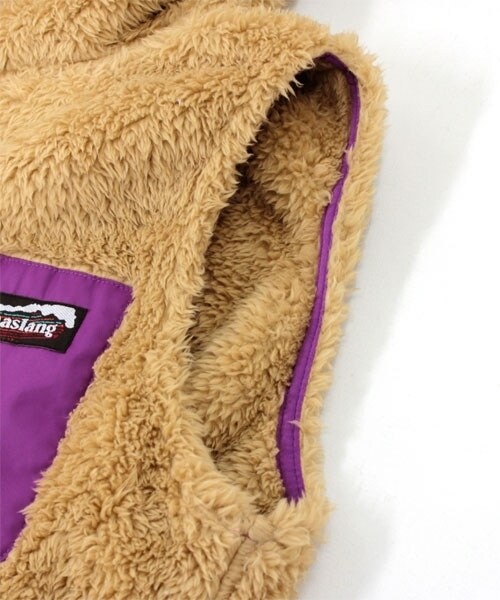 min@RNA(ミンアットアールエヌエー)の「WフェイスボアZipUpパーカーベスト(トップス・レディース・ブラック/オフホワイト/ベージュ/ネイビー・M)」の10枚目の写真