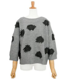 flower | memory dot top ～メモリードットトップ(ニット/セーター)