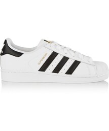 adidas | adidas Originals Adidas Originals Superstar Foundation Textured-Leather Sneakers(スニーカー)