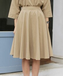 DHOLIC | Aラインフレアミディスカート(スカート)