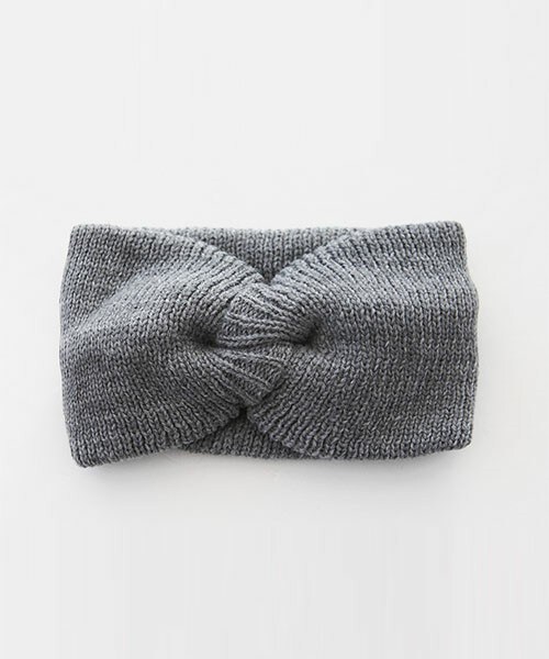 DHOLIC（ディーホリック）の「リボンニットヘアバンド（ヘアバンド・レディース・カーキ/グレー/ネイビー/ブラック/ベージュ/ワイン・FREE）」の3枚目の写真