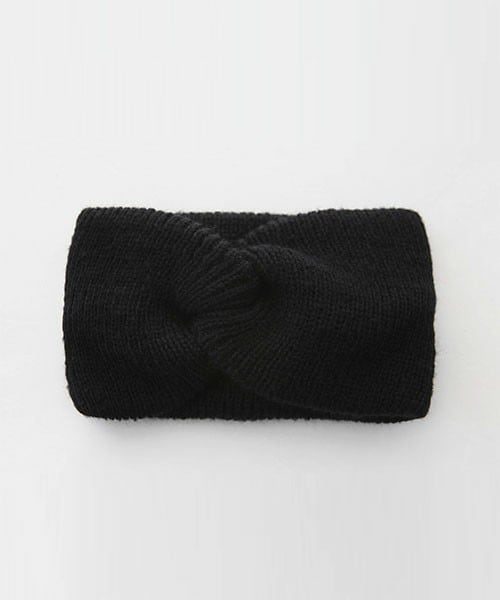 DHOLIC（ディーホリック）の「リボンニットヘアバンド（ヘアバンド・レディース・カーキ/グレー/ネイビー/ブラック/ベージュ/ワイン・FREE）」の2枚目の写真