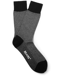 BEAMS | Beams Plus Houndstooth Cotton-Blend Socks(ソックス/靴下)