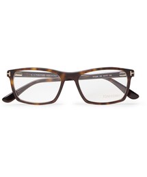 TOM FORD | Tom Ford Square-Frame Tortoiseshell Acetate Optical Glasses(メガネ)