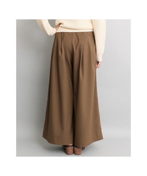 URBAN RESEARCH ROSSO WOMEN(アーバンリサーチ ロッソ)の「タックフレアワイドパンツ(パンツ・レディース・BROWN/GRAY/BLACK・36/38)」の12枚目の写真