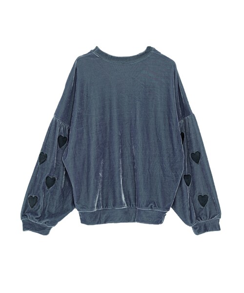 merry jenny（メリージェニー）の「サテンハートベロアTOPS